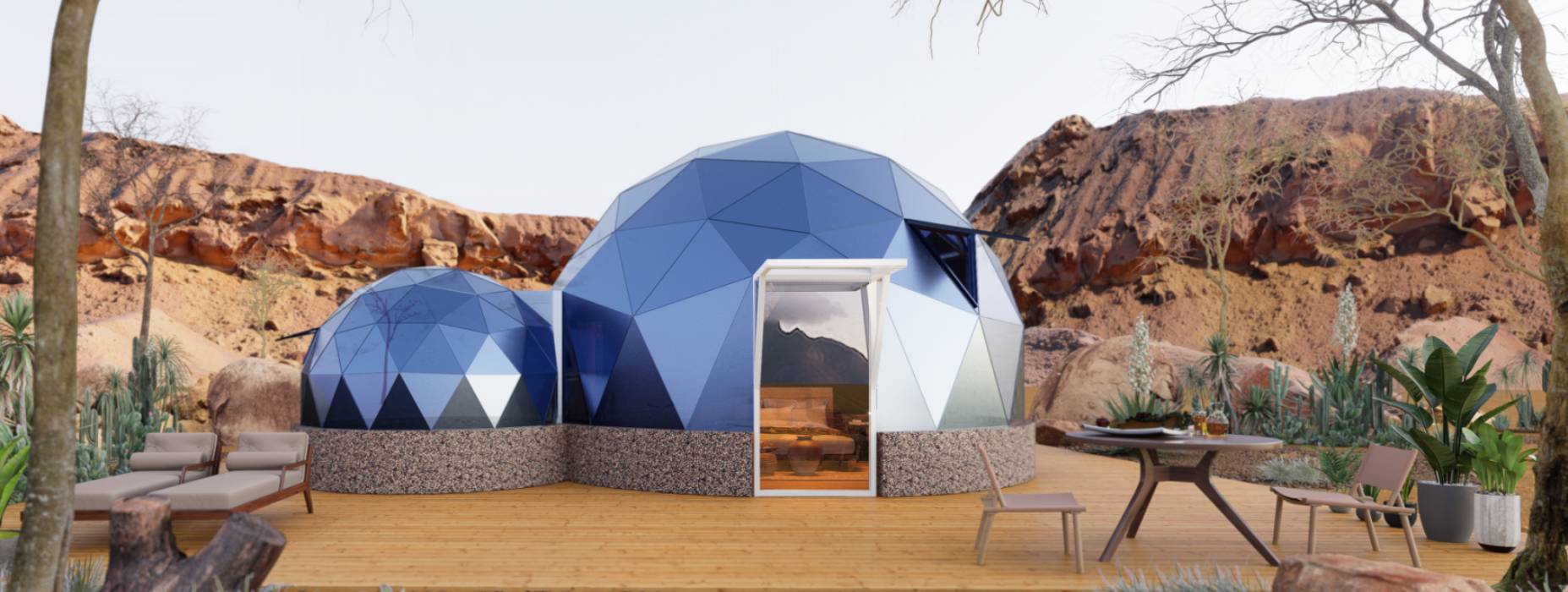 合浦县球形智能光伏玻璃星空房